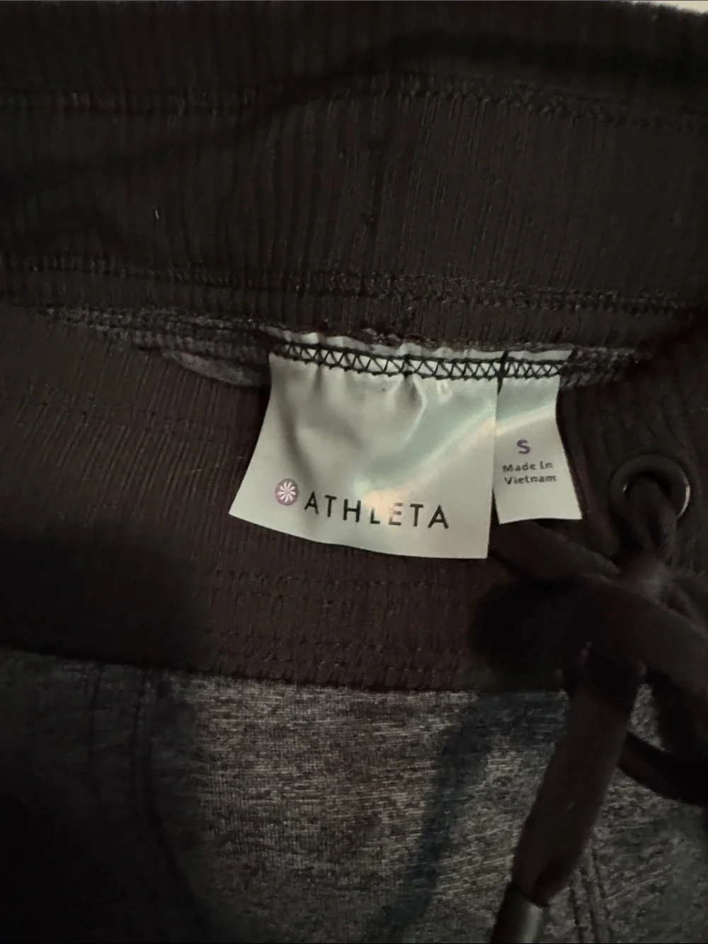 Women’s Charcoal Athleta Jogger Pants - Drawstring Waist